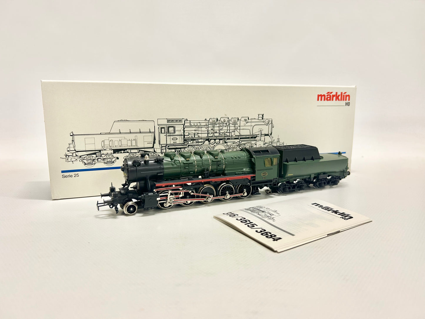Märklin 3316 Dampflok Serie 25 SNCB H0