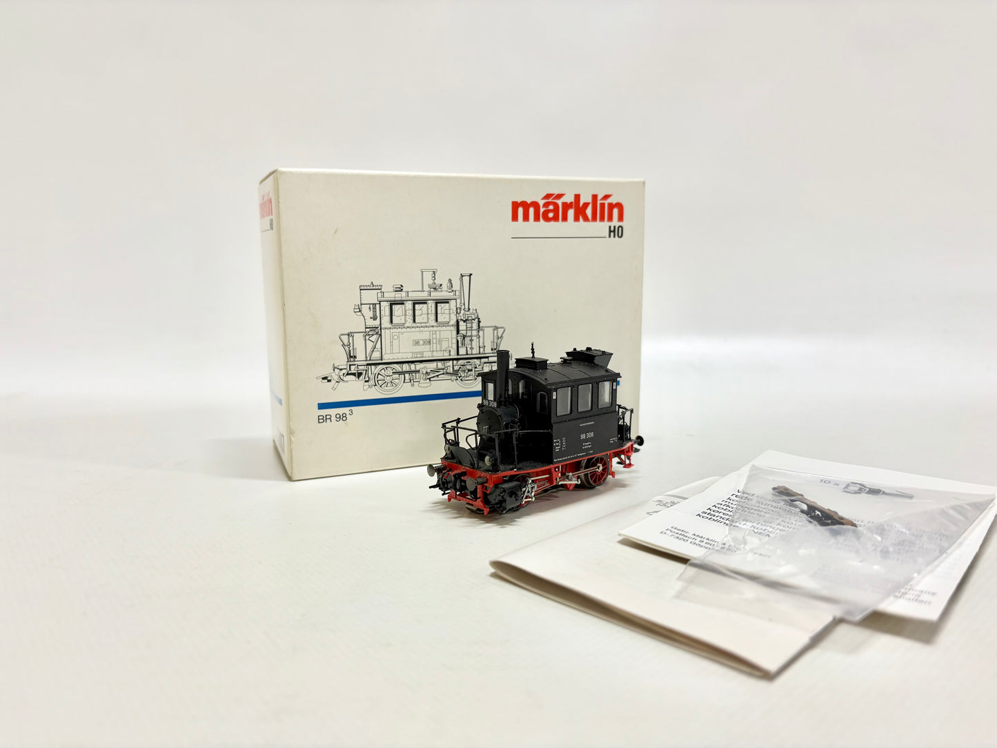 Märklin 3387 Dampflok Br 98 308 "Glaskasten" DB AC H0