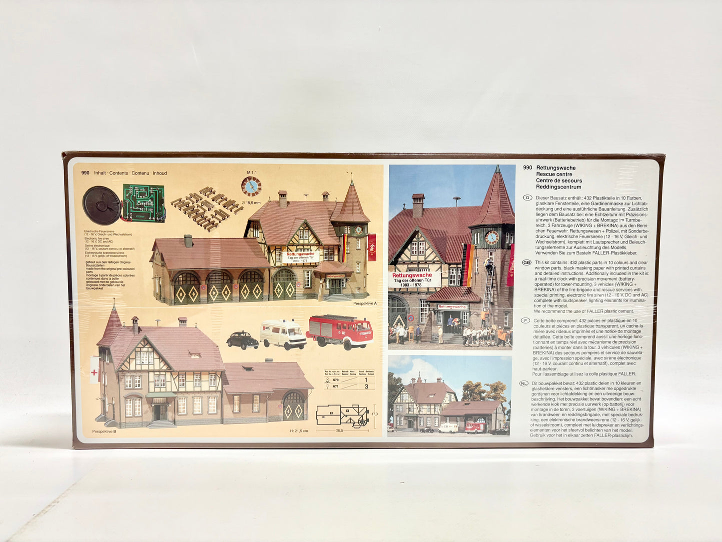 Faller 990 H0 Exclusiv Modell Rettungswache Bausatz