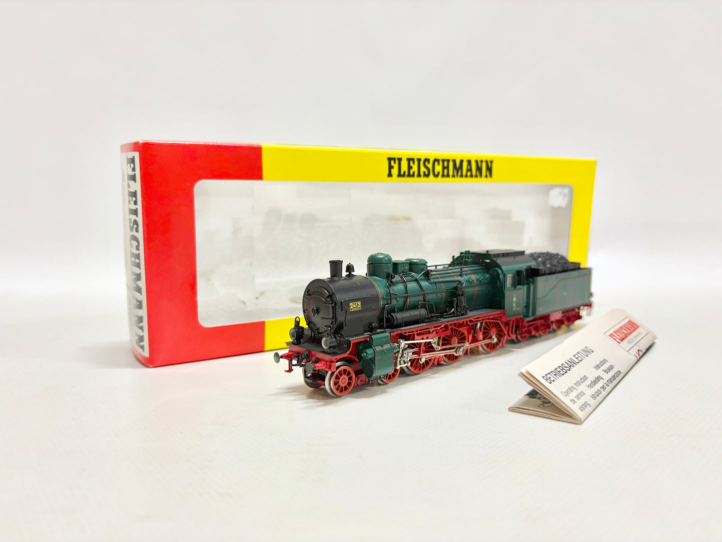 Fleischmann 4800 AC Dampflok Br 2412 KPEV DC H0