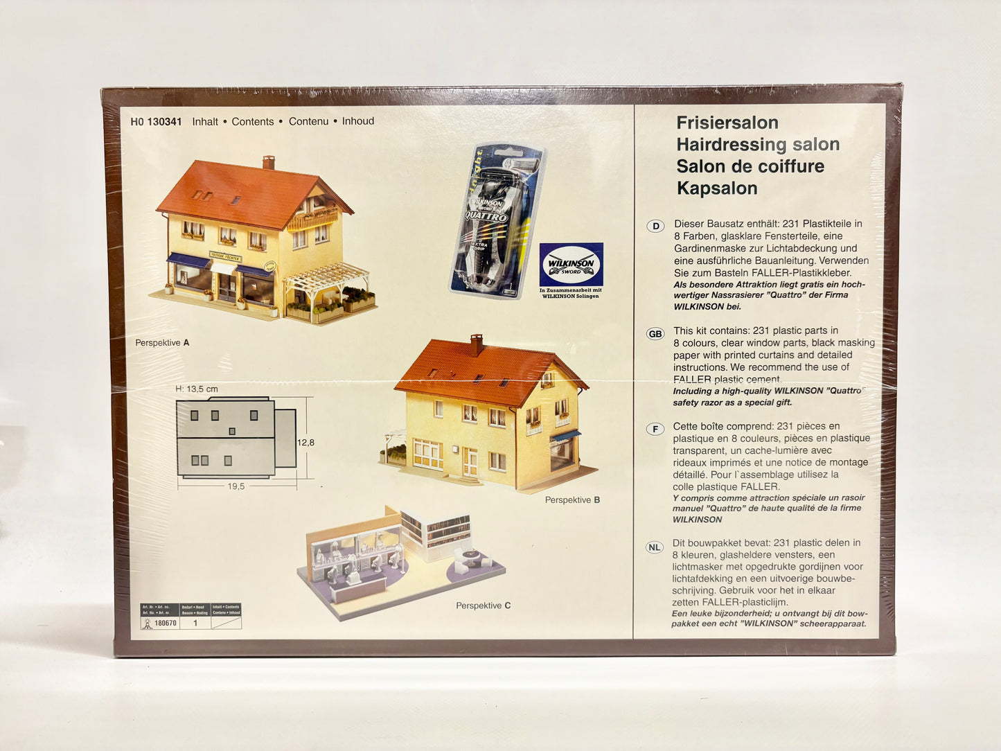 Faller 130341 H0 Friseursalon Füchter Bausatz