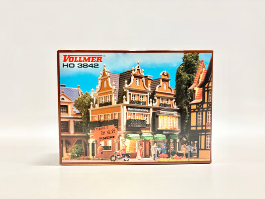 Vollmer 3842 H0 Buchhandlung Bausatz