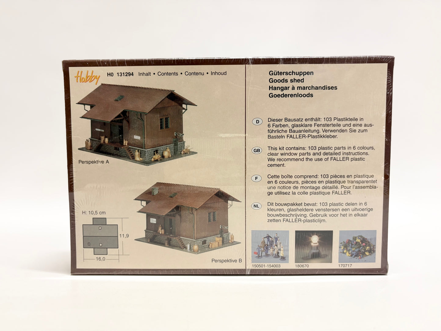 Faller 131294 H0 Güterschuppen Bausatz