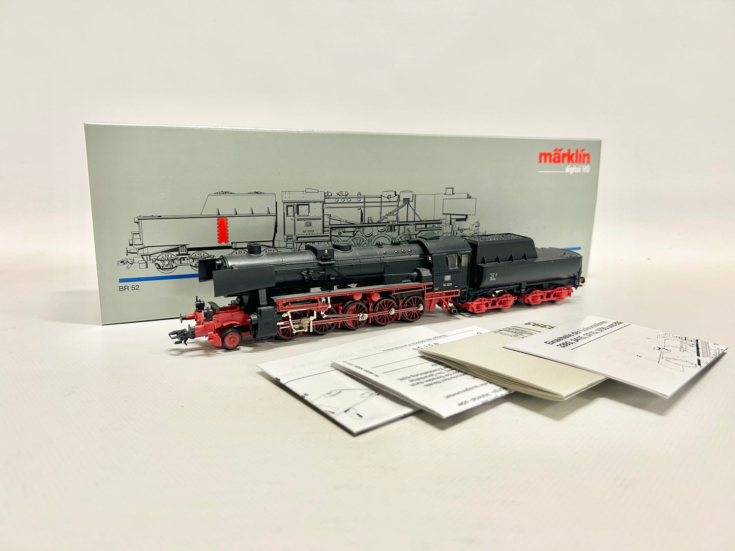 Märklin 3715 Digital Dampflok Br 52 DB H0