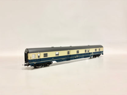 Sachsenmodelle 14694 Bahnpostwagen ozeanblau-beige DBP H0