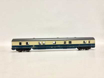 Sachsenmodelle 14694 Bahnpostwagen ozeanblau-beige DBP H0