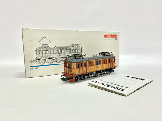 Märklin 3170 Schwedische E-Lok Litt D 109 SJ AC H0