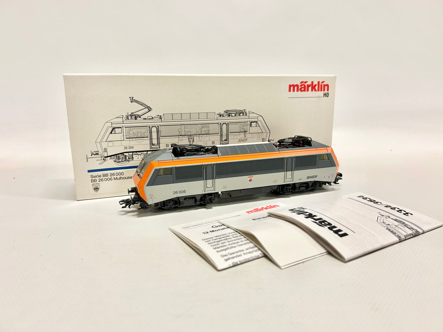 Märklin 3334 electric locomotive series BB26000 Mulhouse SNCF H0 