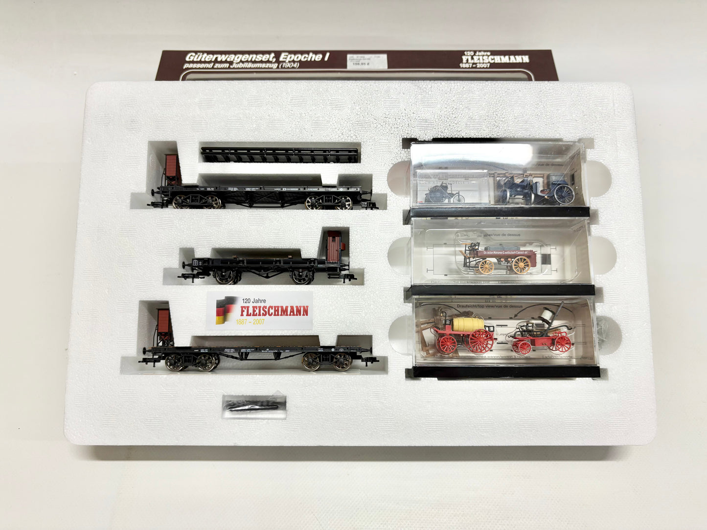 Fleischmann 87 1904 Wagen-Set Jubiläumsset K.P.E.V. AC H0