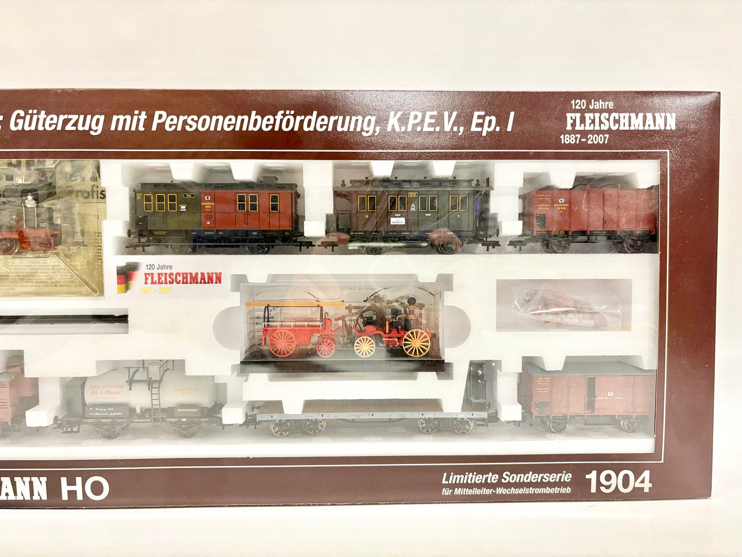 Fleischmann 1904 Zugpackung Jubiläumszug K.P.E.V. AC H0
