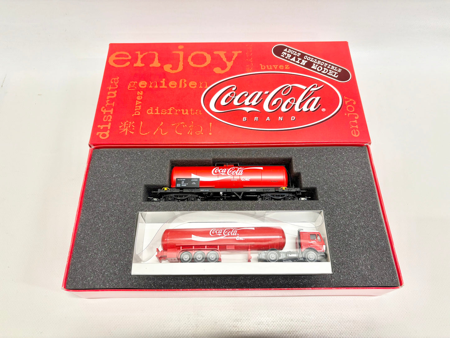 Lemke LC21002 Coca-Cola Set Kesselwagen mit Sattelzug DB H0