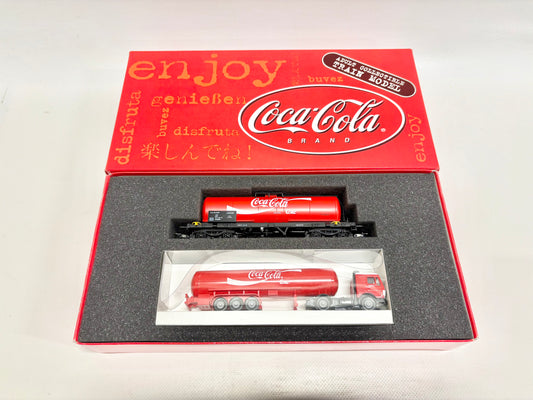Lemke LC21002 Coca-Cola Set Kesselwagen mit Sattelzug DB H0