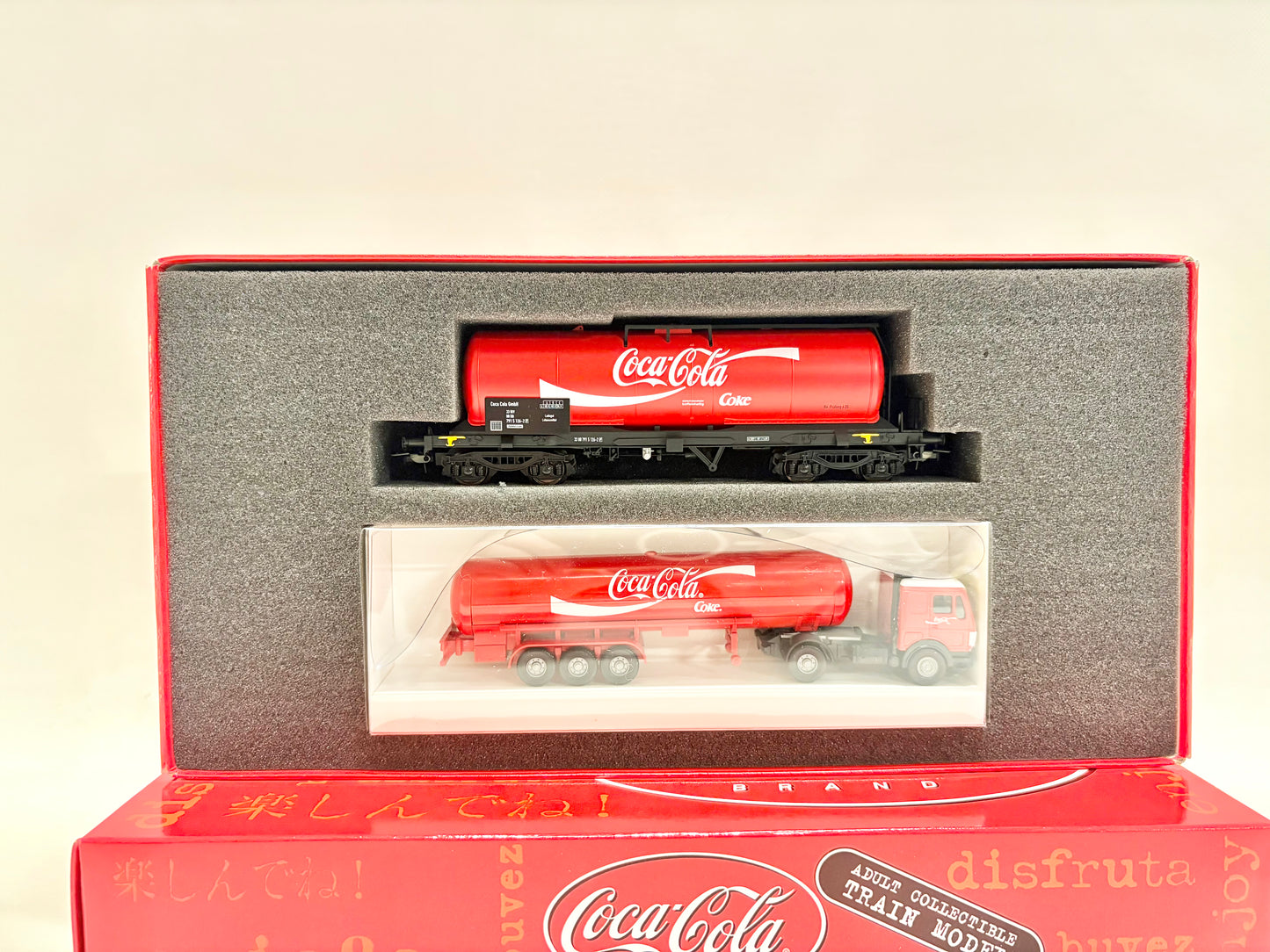Lemke LC21002 Coca-Cola Set Kesselwagen mit Sattelzug DB H0