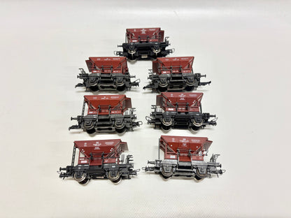 Roco 7x Schüttgutwagen Güterwagen DB AC H0
