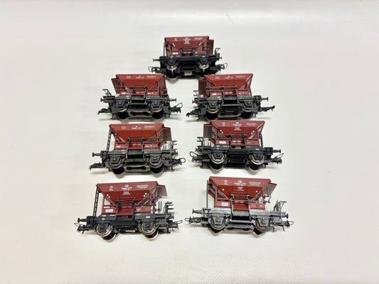 Roco 7x Schüttgutwagen Güterwagen DB AC H0
