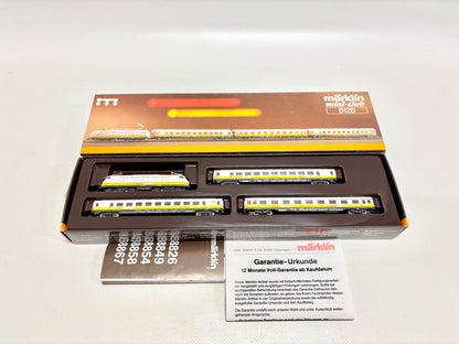 Märklin 8128 Mini Club Zugpackung Lufthansa Airrport Express Spur Z