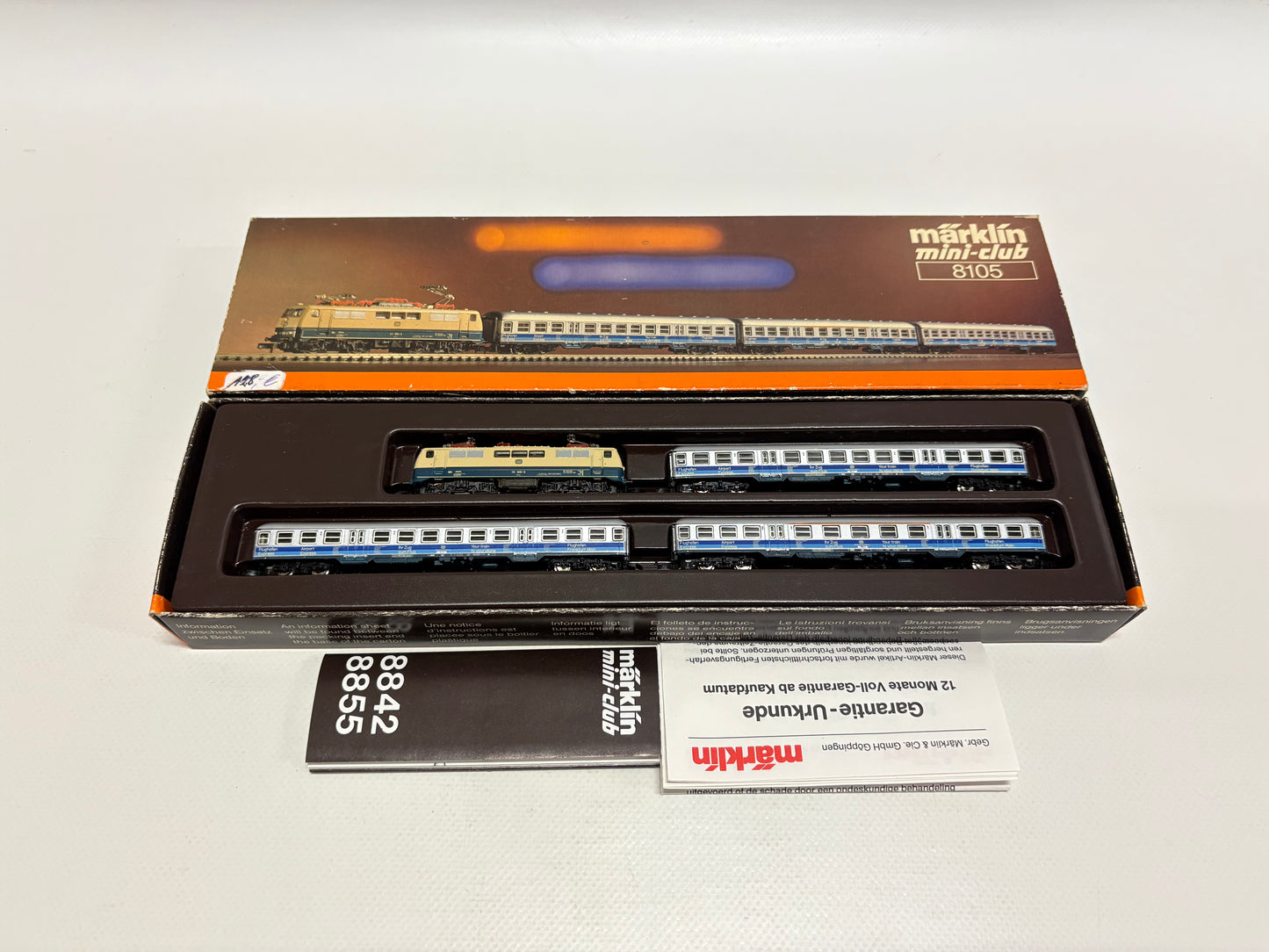 Märklin 8105 Mini Club Zugpackung Lufthansa-Express DB Spur Z