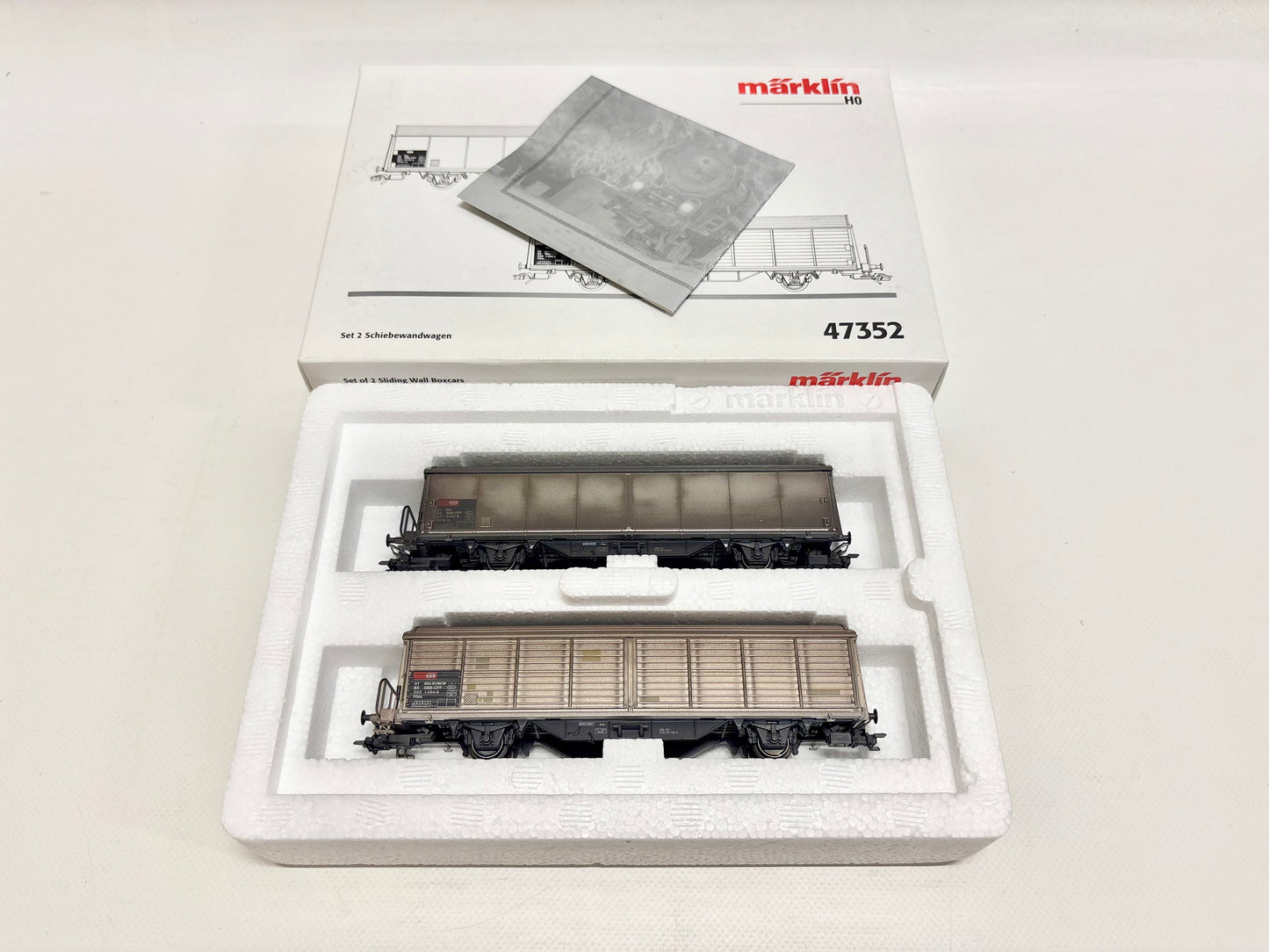Märklin 47352 Wagen-Set Schiebewandwagen SBB AC H0