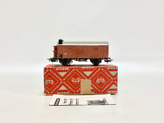Märklin 320S Gedeckter Güterwagen mit Rücklicht AC H0