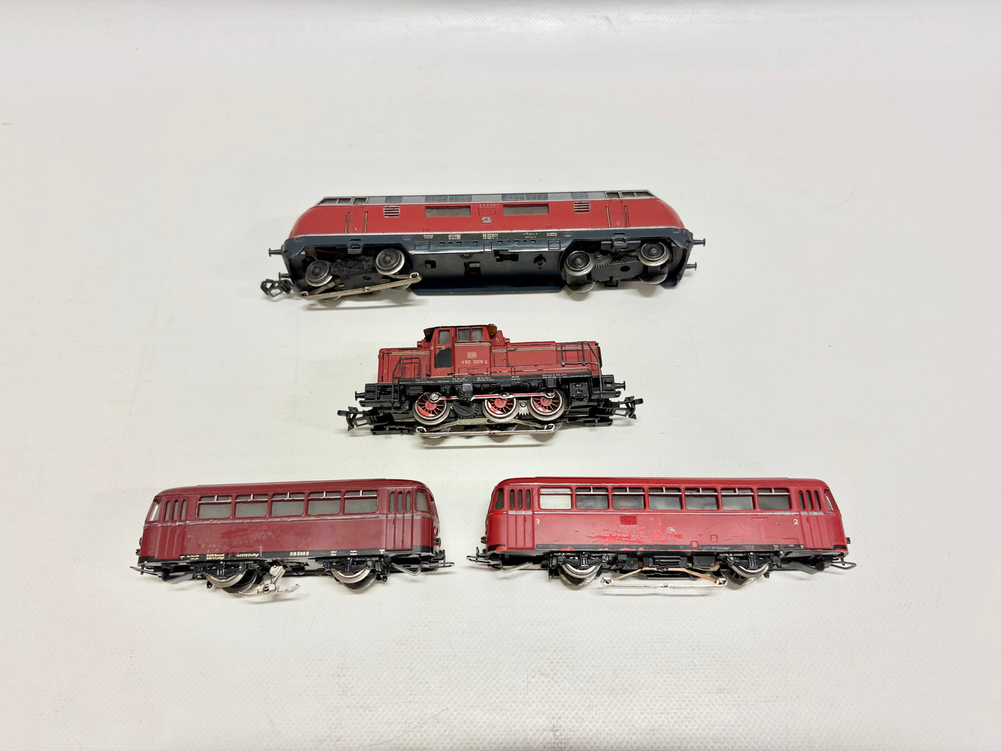 Märklin 3021 3064 3016 + 4018 Dieselloks DB AC H0