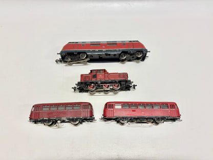 Märklin 3021 3064 3016 + 4018 Dieselloks DB AC H0