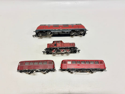 Märklin 3021 3064 3016 + 4018 Dieselloks DB AC H0