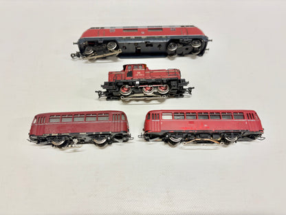 Märklin 3021 3064 3016 + 4018 Dieselloks DB AC H0