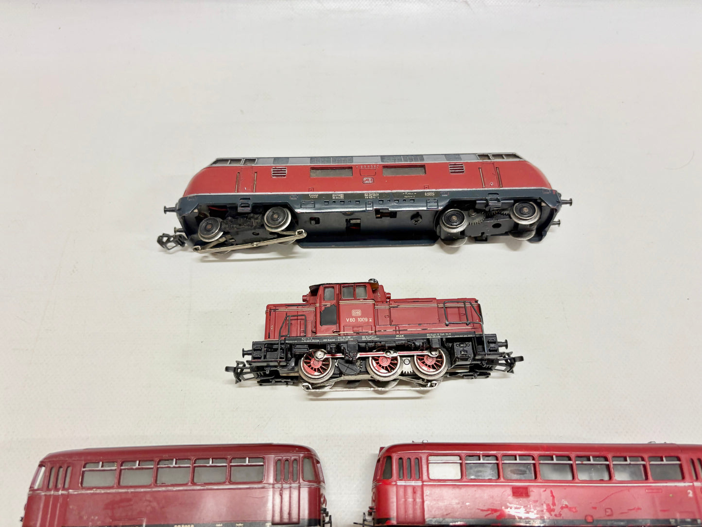 Märklin 3021 3064 3016 + 4018 Dieselloks DB AC H0
