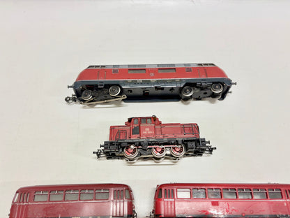 Märklin 3021 3064 3016 + 4018 Dieselloks DB AC H0