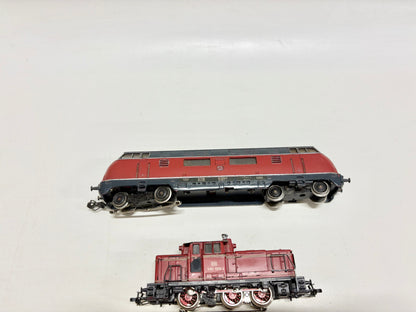 Märklin 3021 3064 3016 + 4018 Dieselloks DB AC H0