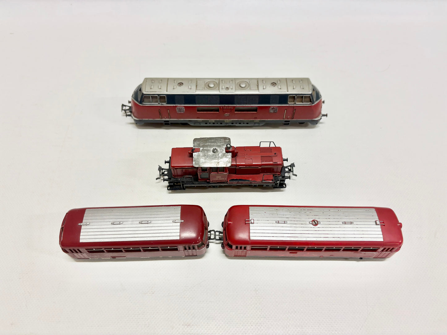 Märklin 3021 3064 3016 + 4018 Dieselloks DB AC H0