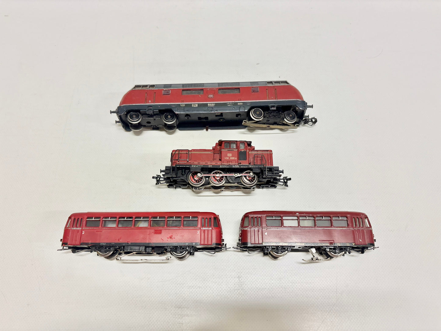 Märklin 3021 3064 3016 + 4018 Dieselloks DB AC H0