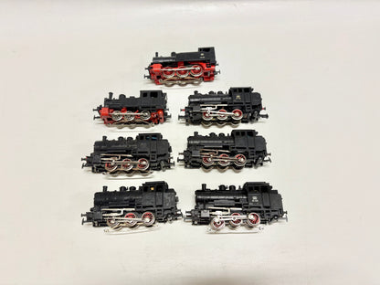 Märklin 7x 3000 3104 3029 Dampflokomotiven Bastler DB AC H0