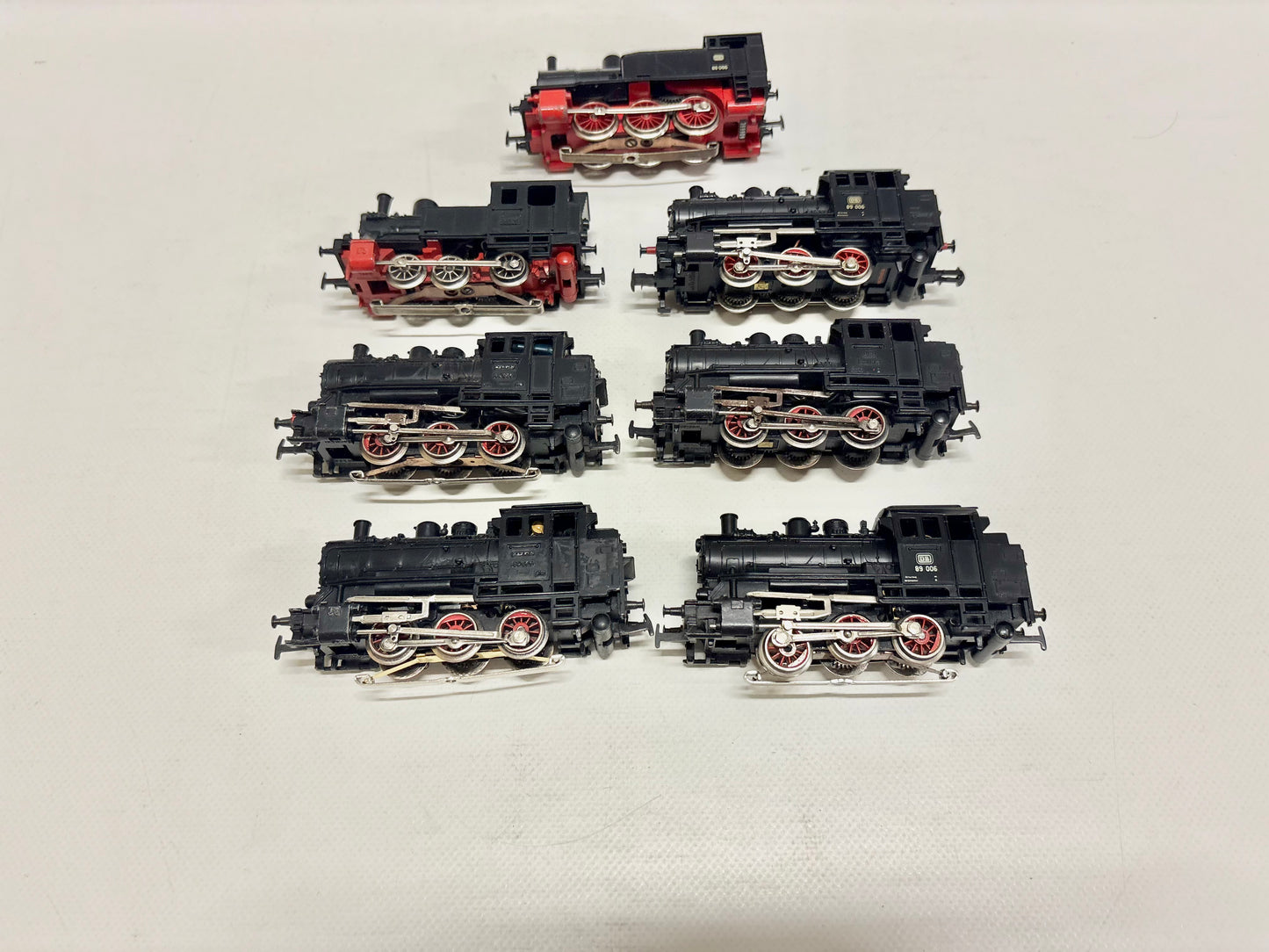 Märklin 7x 3000 3104 3029 Dampflokomotiven Bastler DB AC H0