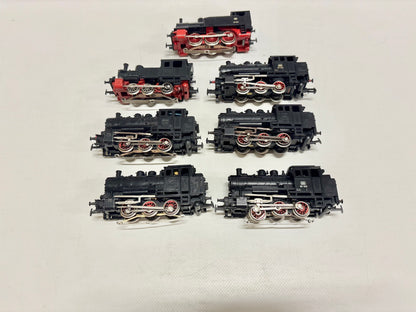 Märklin 7x 3000 3104 3029 Dampflokomotiven Bastler DB AC H0