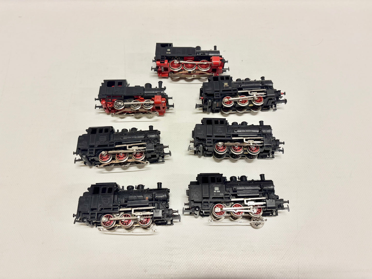 Märklin 7x 3000 3104 3029 Dampflokomotiven Bastler DB AC H0