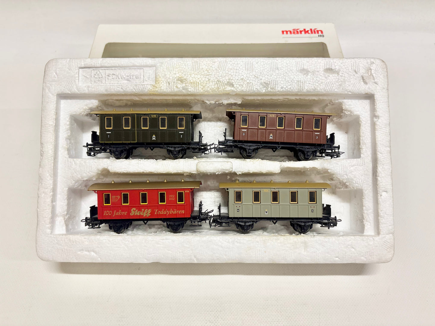 Märklin 4035 Wagen-Set Preußische Personenwagen K.P.E.V. AC H0