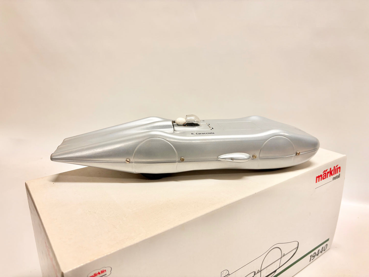 Märklin 19440 Rennwagen Silberpfeil Rekordwagen 1938 mit Uhrwerk-Antrieb