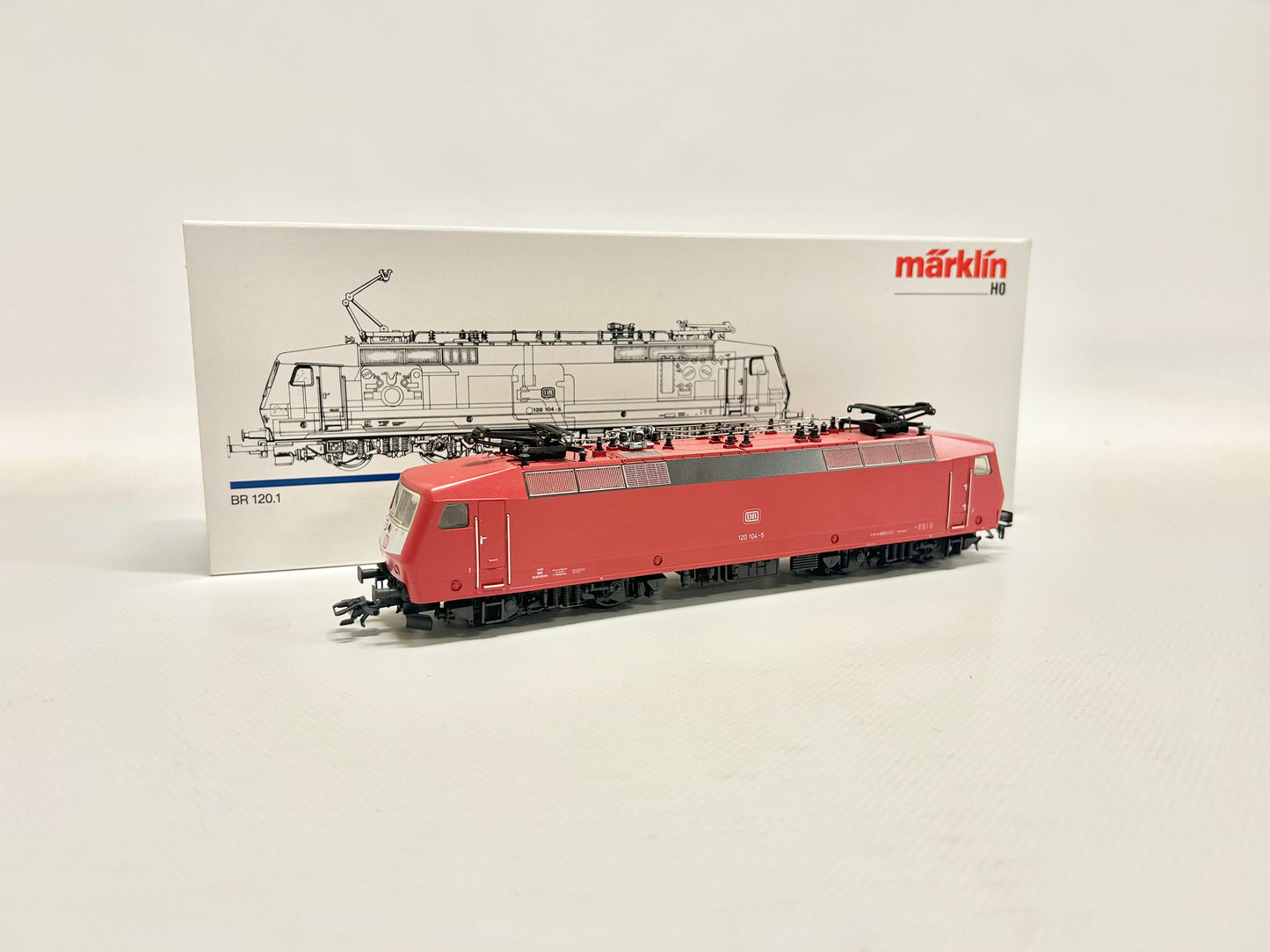Märklin 3553 Br 120 orientrot E-Lok H0