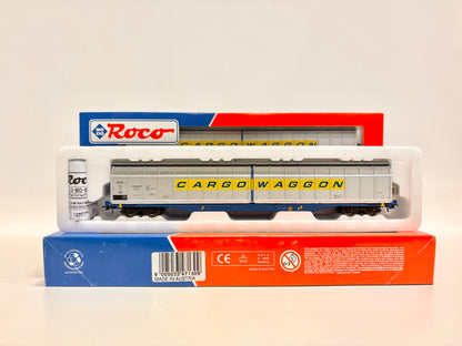 Roco 47130 3x Schiebewandwagen "Cargowaggon" DB H0