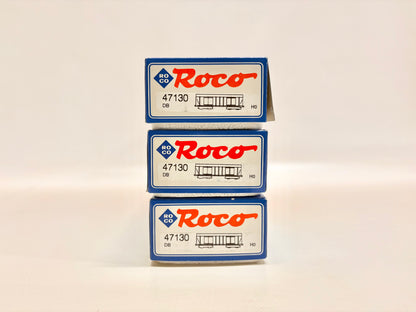 Roco 47130 3x Schiebewandwagen "Cargowaggon" DB H0