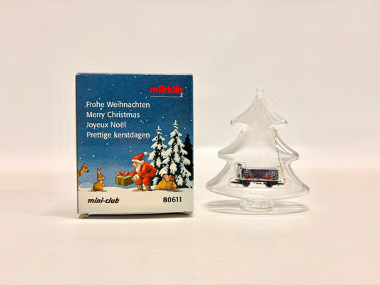 Märklin 80611 Mini Club Weihnachtswagen 2001 Gedeckter Güterwagen Spur Z