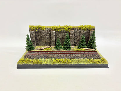 Ausstellungs-Diorama für Modelleisenbahn H0