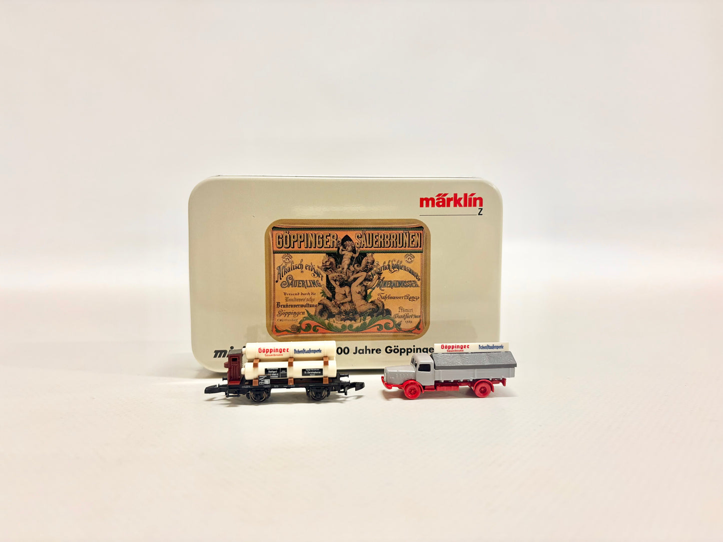 Märklin Mini Club Museumswagen 2004 600 Jahre Göppinger Sprudel Spur Z