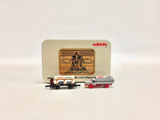 Märklin Mini Club Museumswagen 2004 600 Jahre Göppinger Sprudel Spur Z