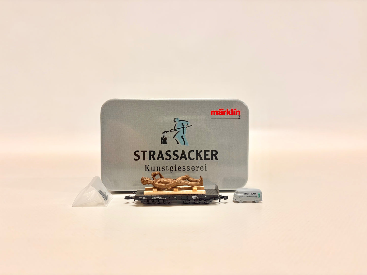 Märklin Mini Club Museumswagen 2007 Strassacker Kunstgiesserei Spur Z