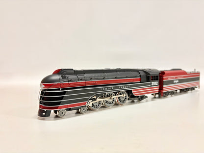 Rivarossi 1579 Dampflok 4-6-2 Pacific "2102" Lehigh Valley DC H0