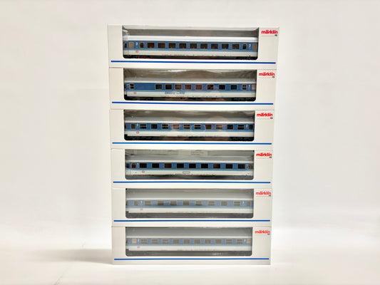Märklin 4282 4348 4384 4281 4327 6x Inter Regio Personenwagen DB AC H0