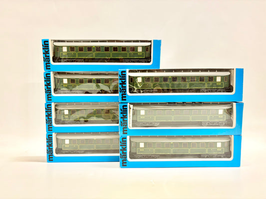 Märklin 7x 4135 Personenzug Schnellzug K.Bay.Sts.B AC H0