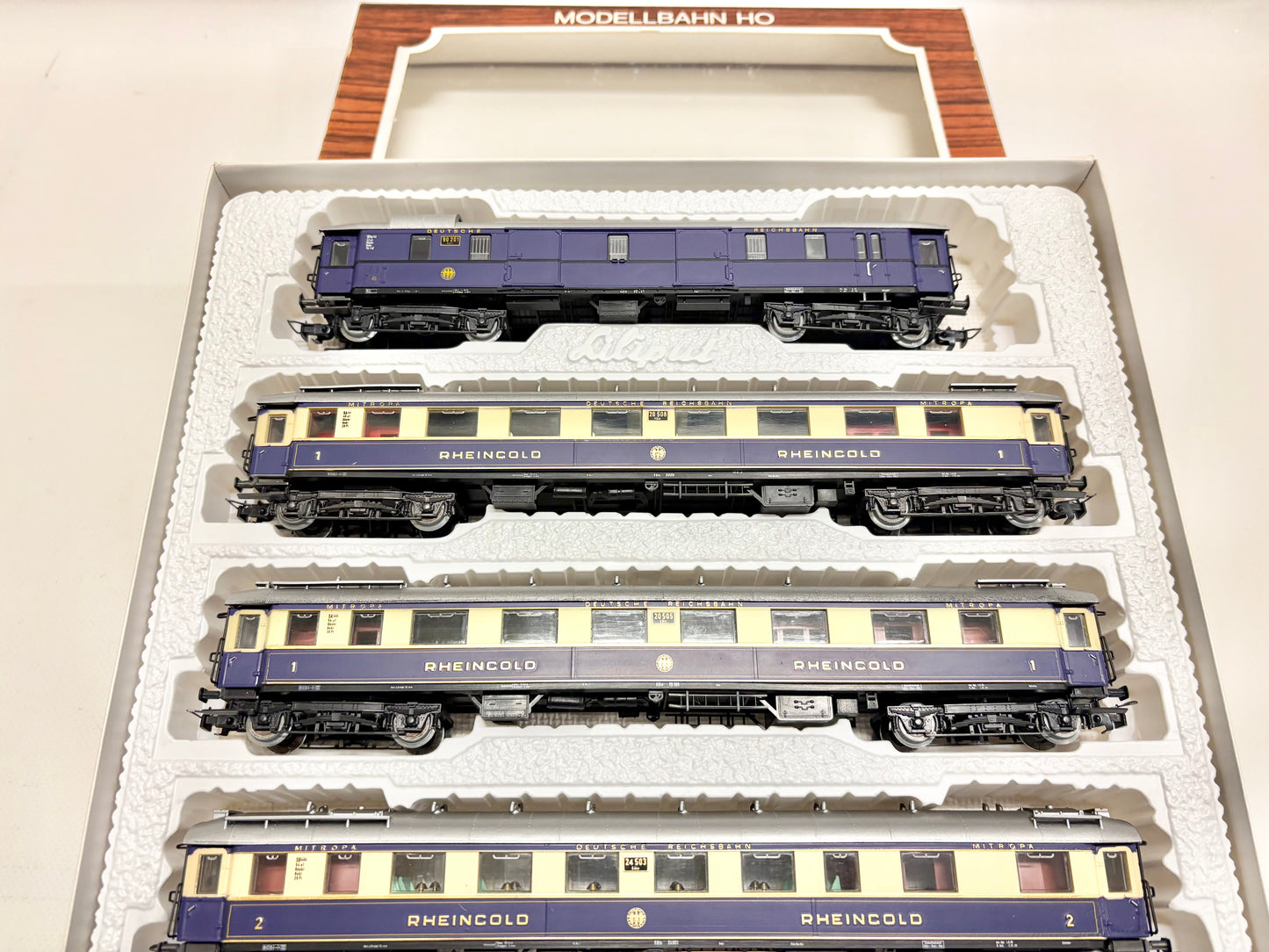 Liliput 820 Wagen-Set Rheingold Schnellzug DRG AC H0